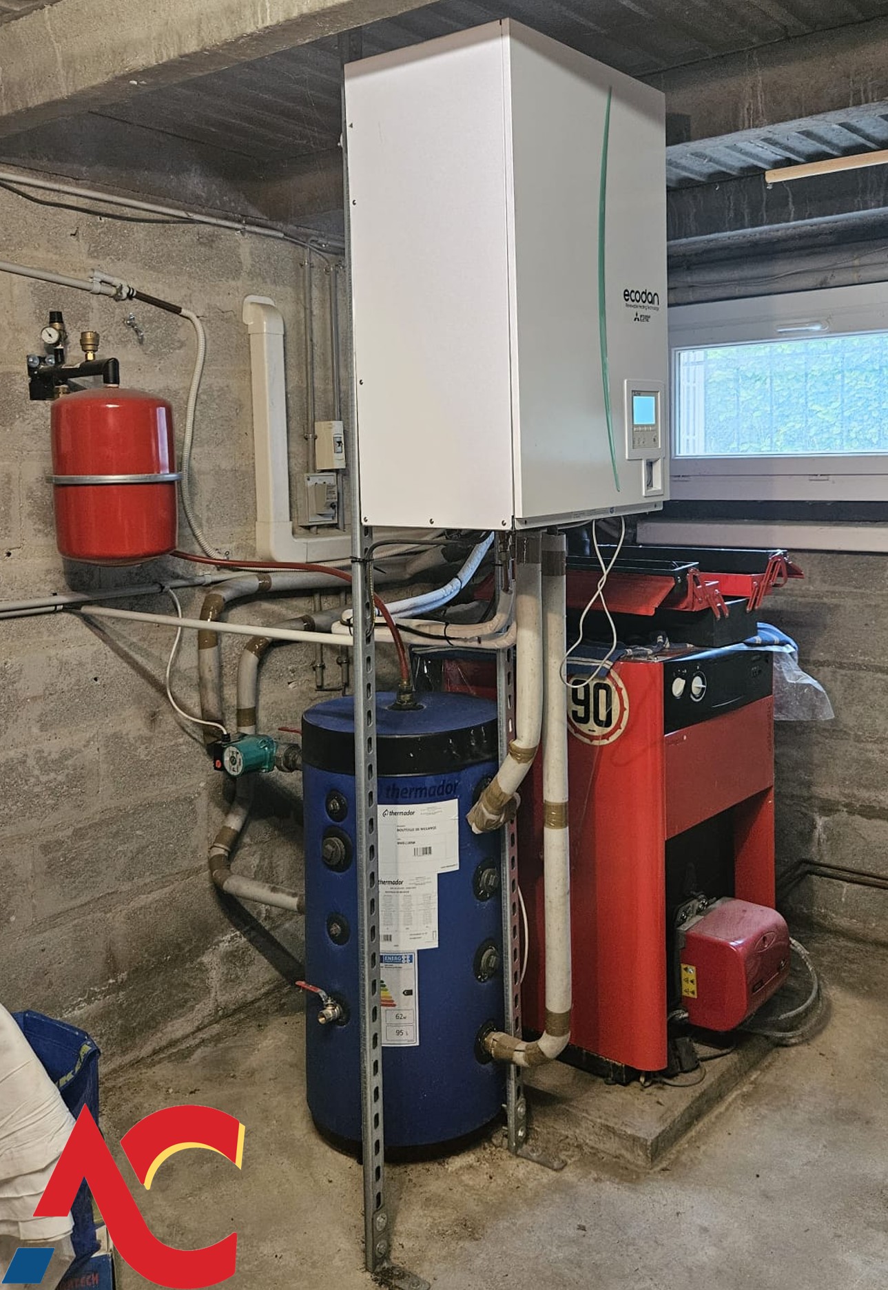 Installation pompe à chaleur air/eau — Claye-Souilly (77) — Artdéclim