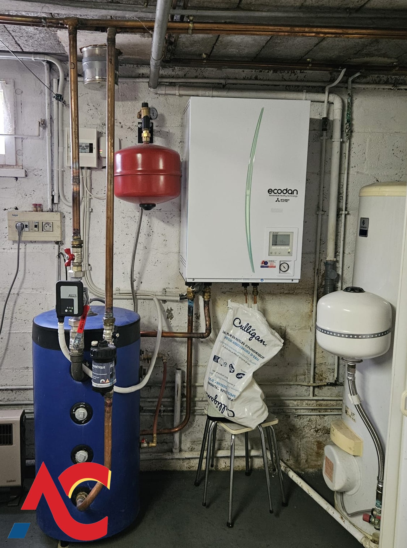 Installation PAC air/eau — Monthyon (77) — Artdéclim